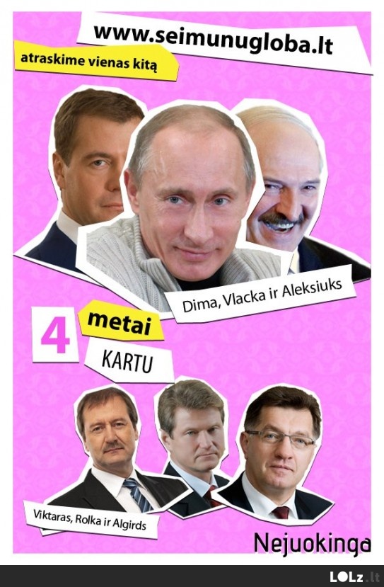 atraskime vienas kita