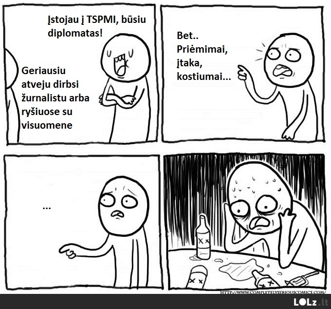 Realybė apie studijas