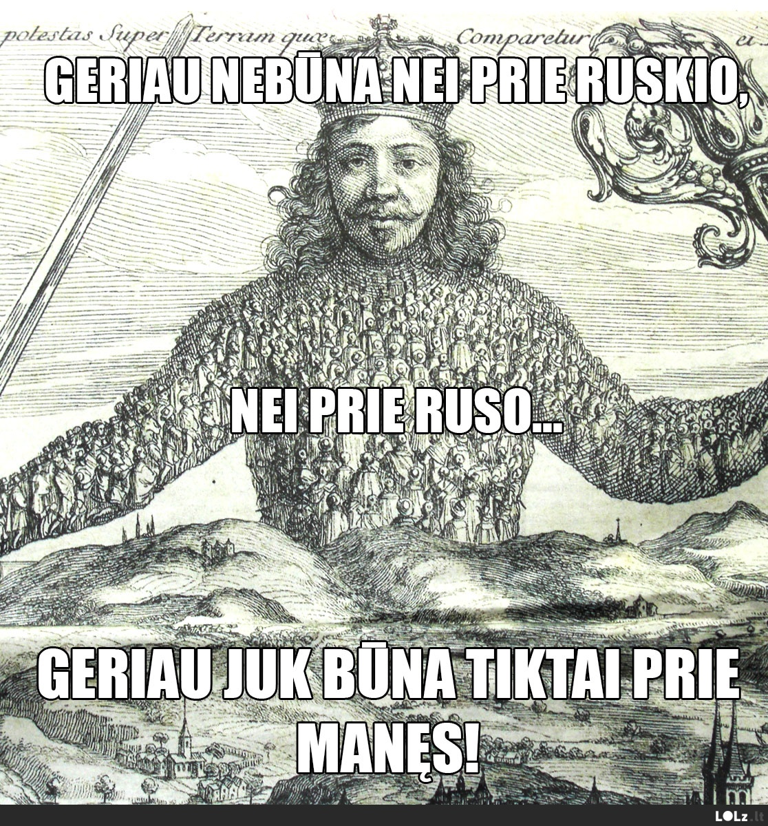 Geriau tik prie Leviatano