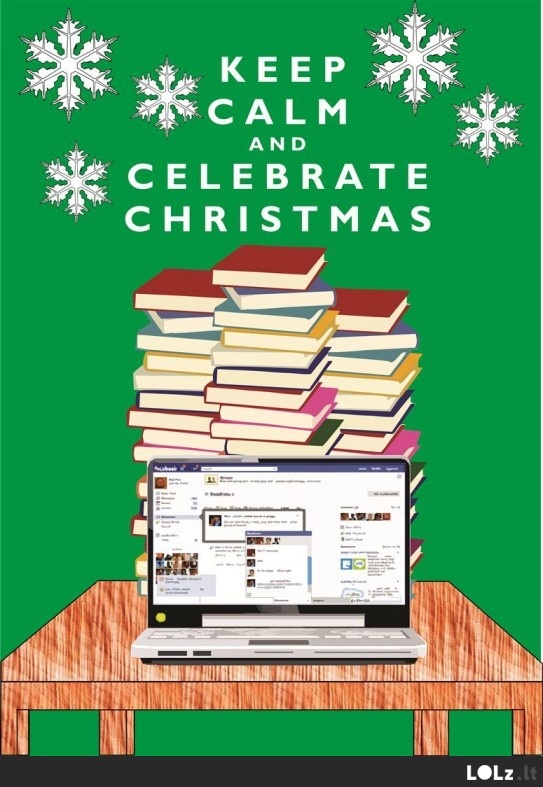 Keep calm and celebrate Christmas