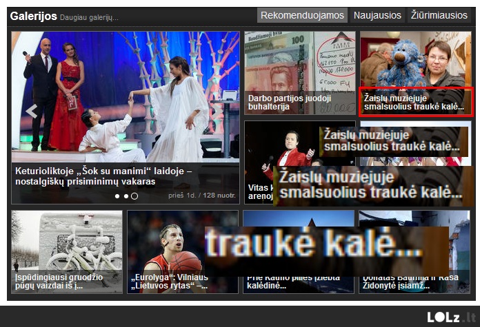 Smalsuolius traukė kalė