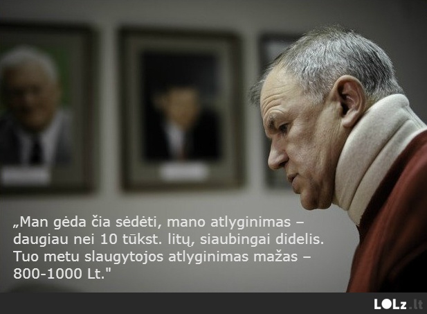 Begėdis nesidalina