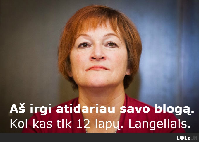 Naujos blogerės gimimas