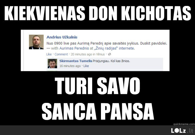 Ir taip per amžius, amen.