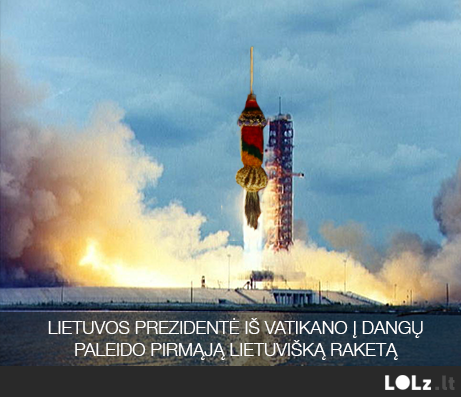 Kosminė dovana naujam popiežiui