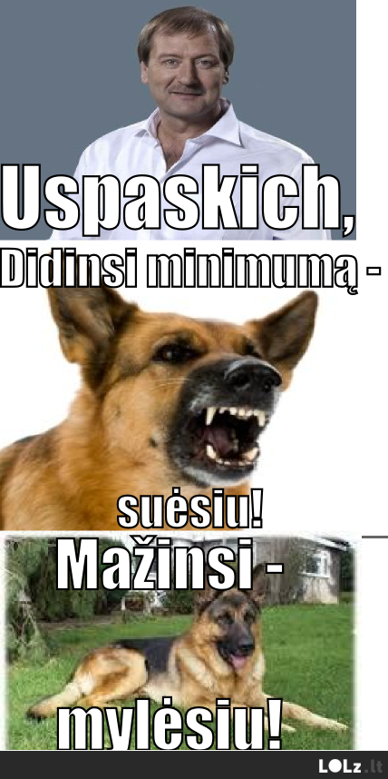 Žinutė Uspaskichui
